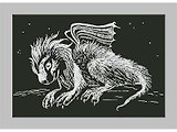 Гравюра Дракончик (516520) (Забавка) (Царапка)
