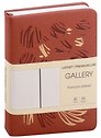 Записная книжка «Gallery. Каштановый» А6, 80 листов в клетку, экокожа, Listoff