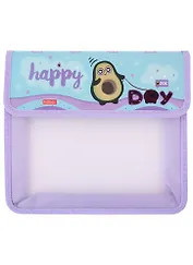 Папка для тетрадей А5 "СЧАСТЛИВЫЙ АВОКАДО" 1 отд, липучка