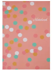 Книга для записей А5+ 144 листа "Цветные горошки"