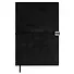Ежедневник дат. 2026г. А5 176л "Тиволи глосс" черный, кожзам, мягк. переплет, застёжка-резинка, блинт.тиснение, офсет, справ.мат-лы, ляссе, инд.уп - 0