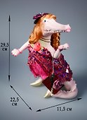 Фигурка Леди-крокодил (22,5х11,5х29,5) (57024) - 0