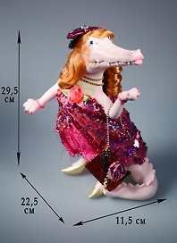 Фигурка Леди-крокодил (22,5х11,5х29,5) (57024)