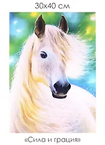 Набор для творчества. Алмазные узоры "Сила и грация", 30 х 40 см