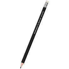 Карандаш чернографитный с ластиком «Jet Black 101», Erich Krause, HB