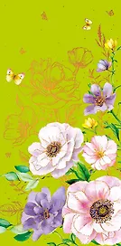 Конверт для денег Цветы код ФК 0315.180