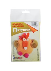 Набор для творчества Craftclub. Брошки-игрушки «Петушок», 8 см