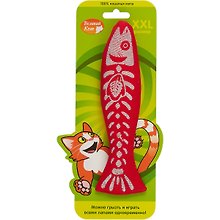 Мягкая игрушка для кошек с кошачьей мятой Мятная Рыбка (25х10)