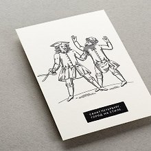 Открытка, одинарная,  На стиле