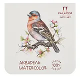 Планшет для акварели 150*150 20л "Зяблик" белый, 200г/м2, 100%хлопок