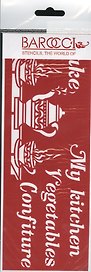 Трафарет универсальный Кухня 1 (ТУ-42) (8,5х23)