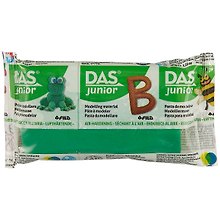 Паста для моделирования DAS Junior, тёмно-зелёная, 100 грамм