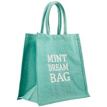Сумка джутовая S Mint dream bag (30х30х18) (ДЖ2019-1)