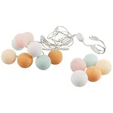 Гирлянда светодиодная пастельная расцветка 2 (20 шариков) (ПВХ бокс)