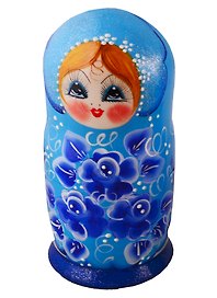 Матрешка 5 в 1 большая (Гжель, Эскиз 03) (М05160403)