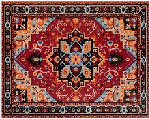 Кристальная (алмазная) мозаика  "ФРЕЯ"ALPD-139 на подрамнике "Персидский ковер"50 х 40 см