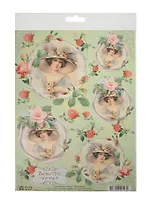 Декупажная карта Душа розы (S-103) (упаковка)