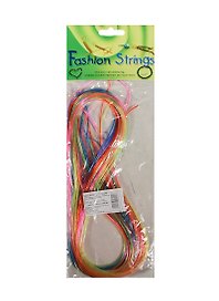 Трубочки для плетения, разноцветные с блестками, 1 м, 20 штук, Fashion Strings
