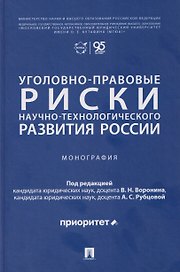 Уголовно-правовые риски научно-технологического развития России. Монография