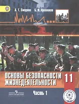 Основы безопасности жизнедеятельности. 11 класс. Учебник. В 3-х частях. Часть 1. Базовый уровень (для обучающихся с нарушением зрения)