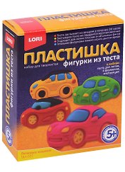 Набор для творчества LORI Фигурки из теста "Легковые машины" Тдл-027
