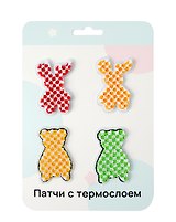 Нашивки Мишки, Зайки (термонаклейки)