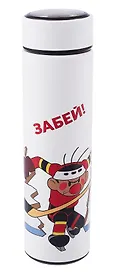 Союзмультфильм Термос Шайбу! Шайбу! (белый) (500 мл)