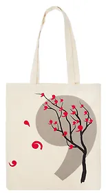 Сумка-шоппер Буквоед Сакура (текстиль) (40х32)