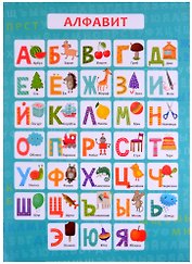 Обучающий плакат-листовка "Алфавит"