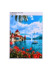 Кпн-016 Картина по номерам У причала (ПочСебяХуд) (38х28,5 см) (коробка) (LORI)