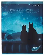 Тетрадь в клетку Listoff, "Ночное сияние", 48 листов, в ассортименте