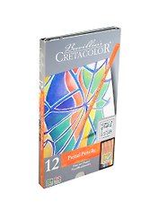 Карандаши пастельные 12цв "Fine Art Pastel" метал. кор., Cretacolor