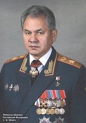 Портрет "Министр обороны Российской Федерации С. К. Шойгу"