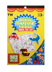 Альбом д/творч. Sticker Activity Book Пираты (898995) (4 листа) (362 детали) (6 страниц с наклейками) (3+)