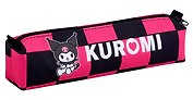 Пенал-косметичка объемный "Kuromi"  клетка, полиэстер