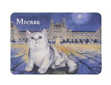 Магнит коты ГУМ (картон) (Москва) (МК/208/005)