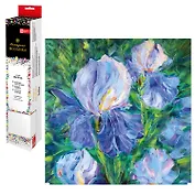 Набор для творчества. Алмазная мозаика "Ирисы. В. Кравчук", 30 х 30 см
