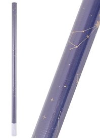 Бумага упаковочная 70*100см "Golden constellations" глянц., инд.уп.