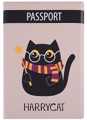 Обложка для паспорта Котик Harrycat (ПВХ бокс)