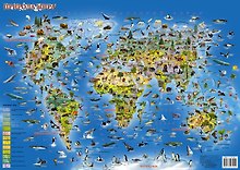 Природа мира: Детская карта
