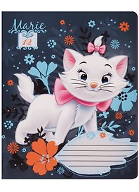 Тетрадь 12 листов клетка "Marie Cat"