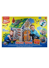 Игровой домик для раскр. Artberry/Pirate House/бол. (39231) (93х62х84) (+гелевые мелки/6шт.) (3+) (коробка)