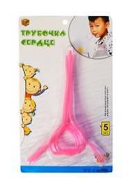 Трубочка "Сердце" (6шт) (72024) (Первая студия)