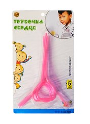 Трубочка "Сердце" (6шт) (72024) (Первая студия)