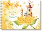 Альбом для рисования 40л A4 "Сказочный замок" скрепка, глиттер, мел.картон, Idea