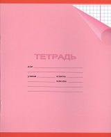 Тетрадь в клетку Unnika, "Однотонная с уголком", 24 листа, в ассортименте
