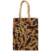 Подарочный пакет «Gold and black», А6 - 1