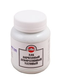 Лак акриловый матовый, 100 мл, Olki