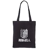 Сумка-шоппер с карманом Атака Титанов (текстиль)