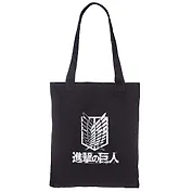 Сумка-шоппер с карманом Атака Титанов (текстиль)